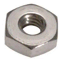 HEX MS NUT SS