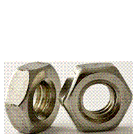 #10 - 24 X  HEX MACHINE SCREW NUTS COARSE STAINLESS STEEL A2 (18-8)