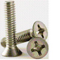 MACHINE SCREWS PHIL FLAT SS