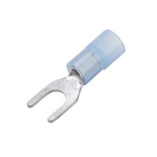 Nylon Spade Terminal, 6 Stud, Blue, 16-14 Ga (100 MIN)