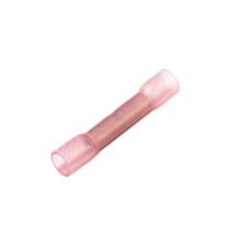 Heat Shrink &amp; Crimp Butt Connector, Red, 22-18 Ga (10 MIN)