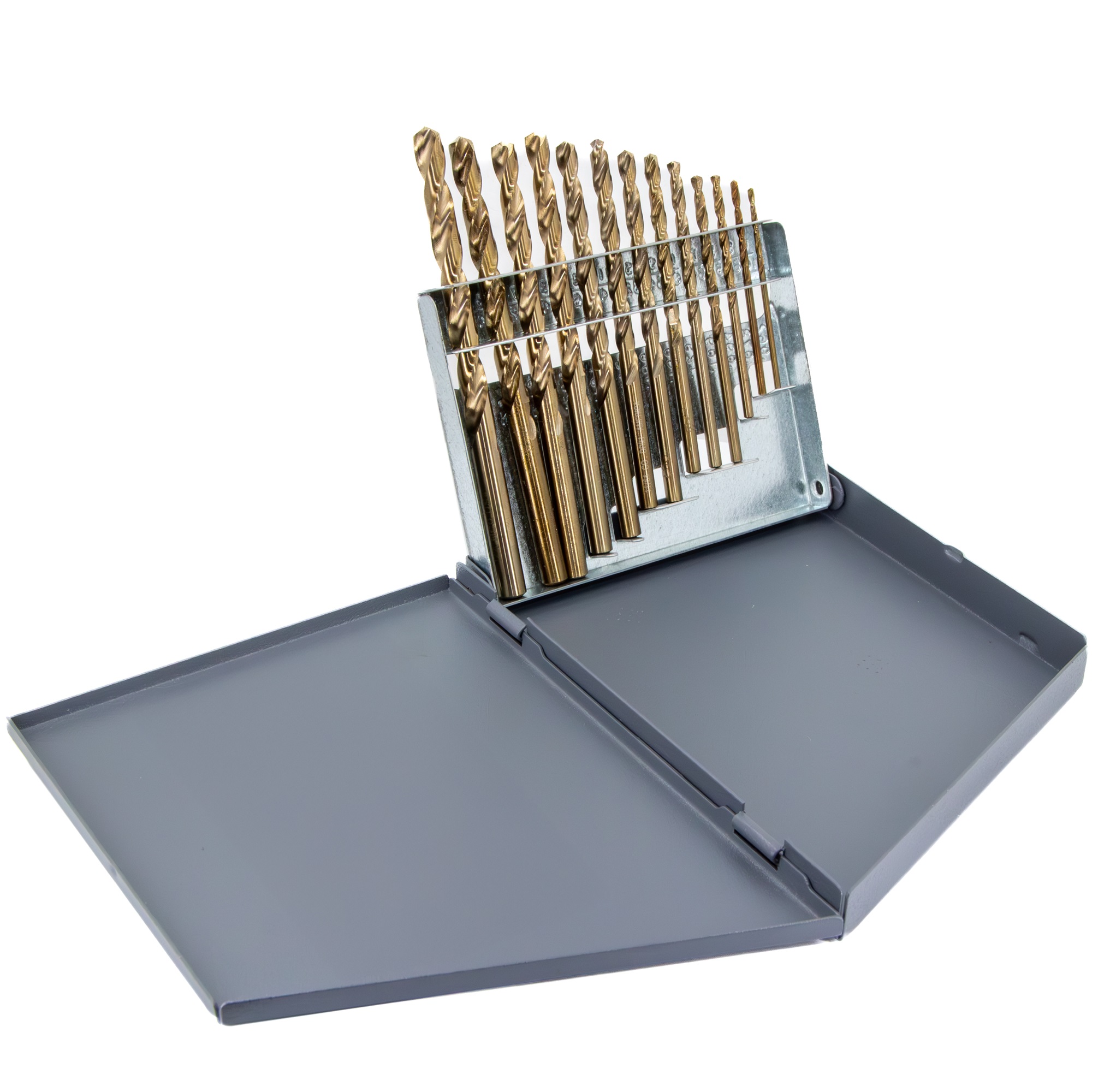 13 Piece Cobalt Jobber Length Drill Bit Set, 1/16" - 1/4", D/ACO Series