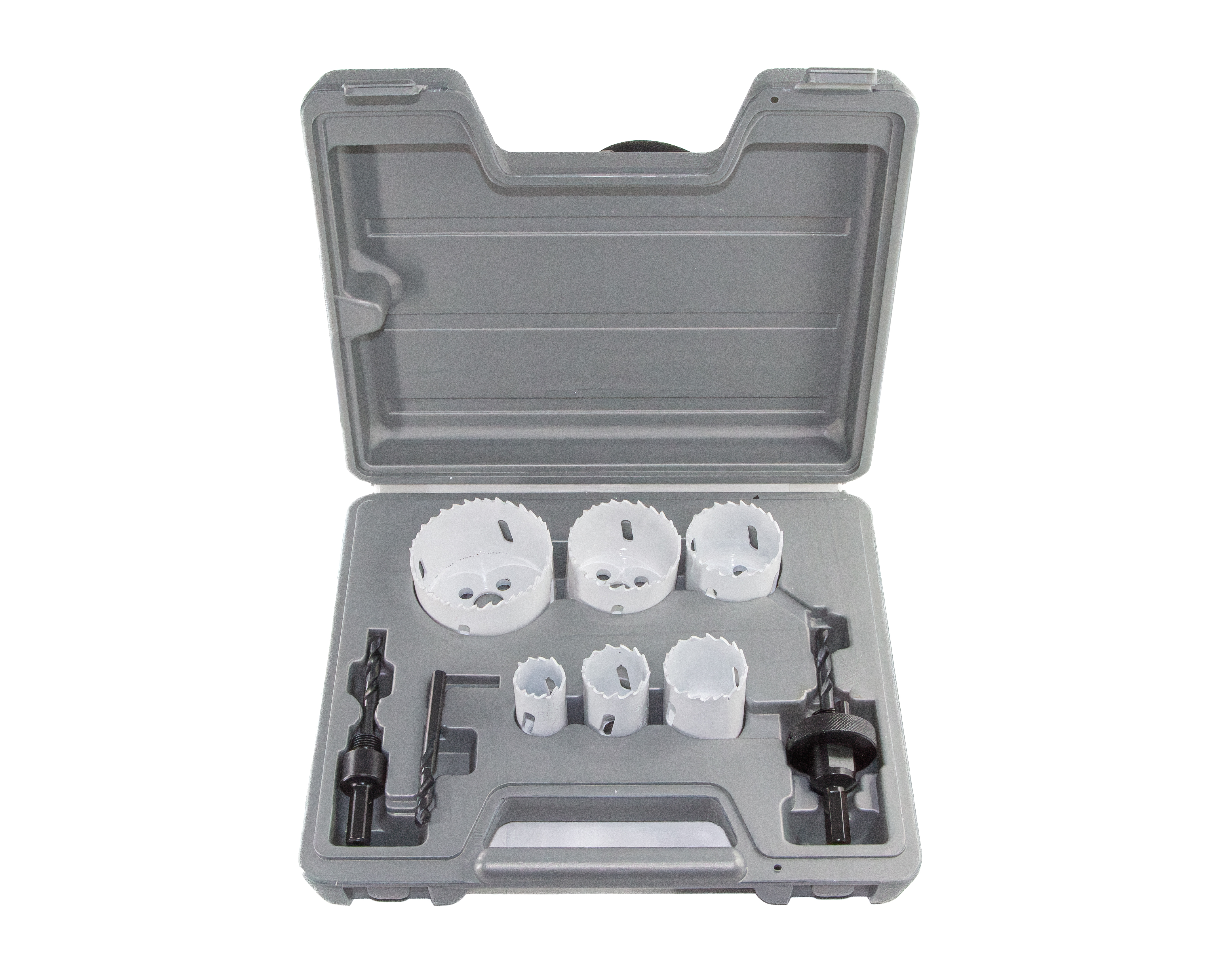 8 Piece Electrician Bimetal Hole Saw Kit