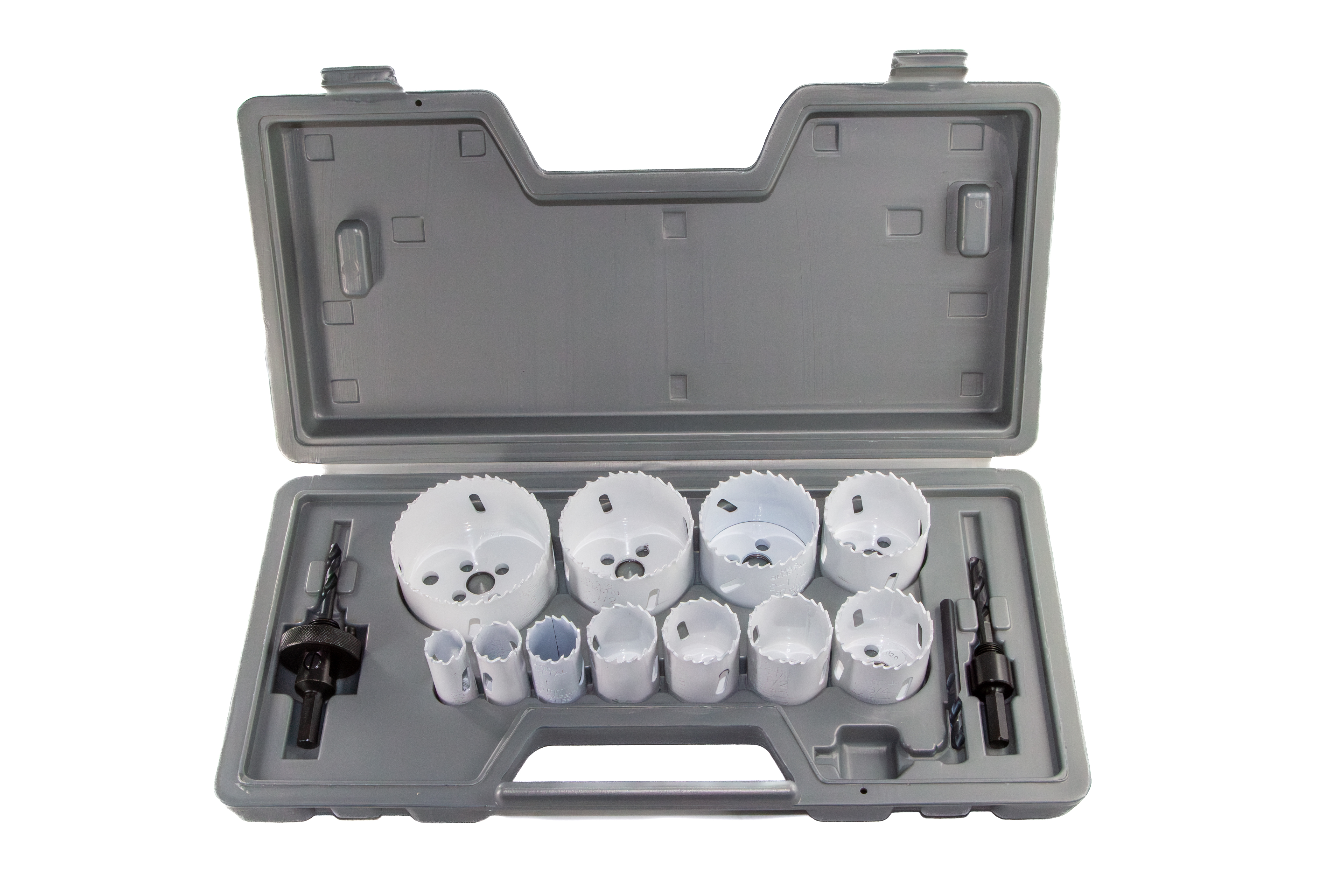 14 Piece Industrial Maintenance Bimetal Hole Saw Kit