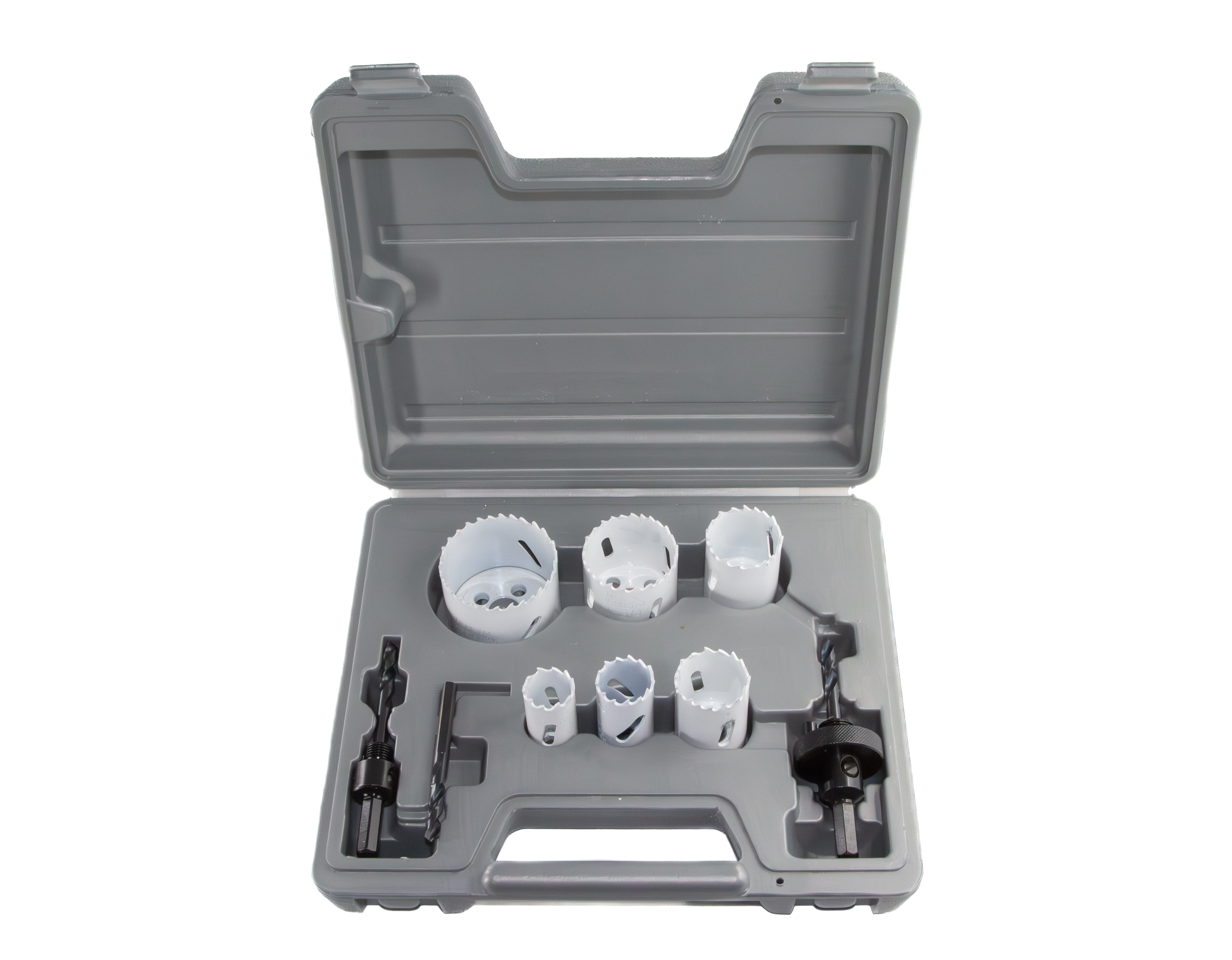 8 Piece Locksmith Bimetal Hole Saw Kit