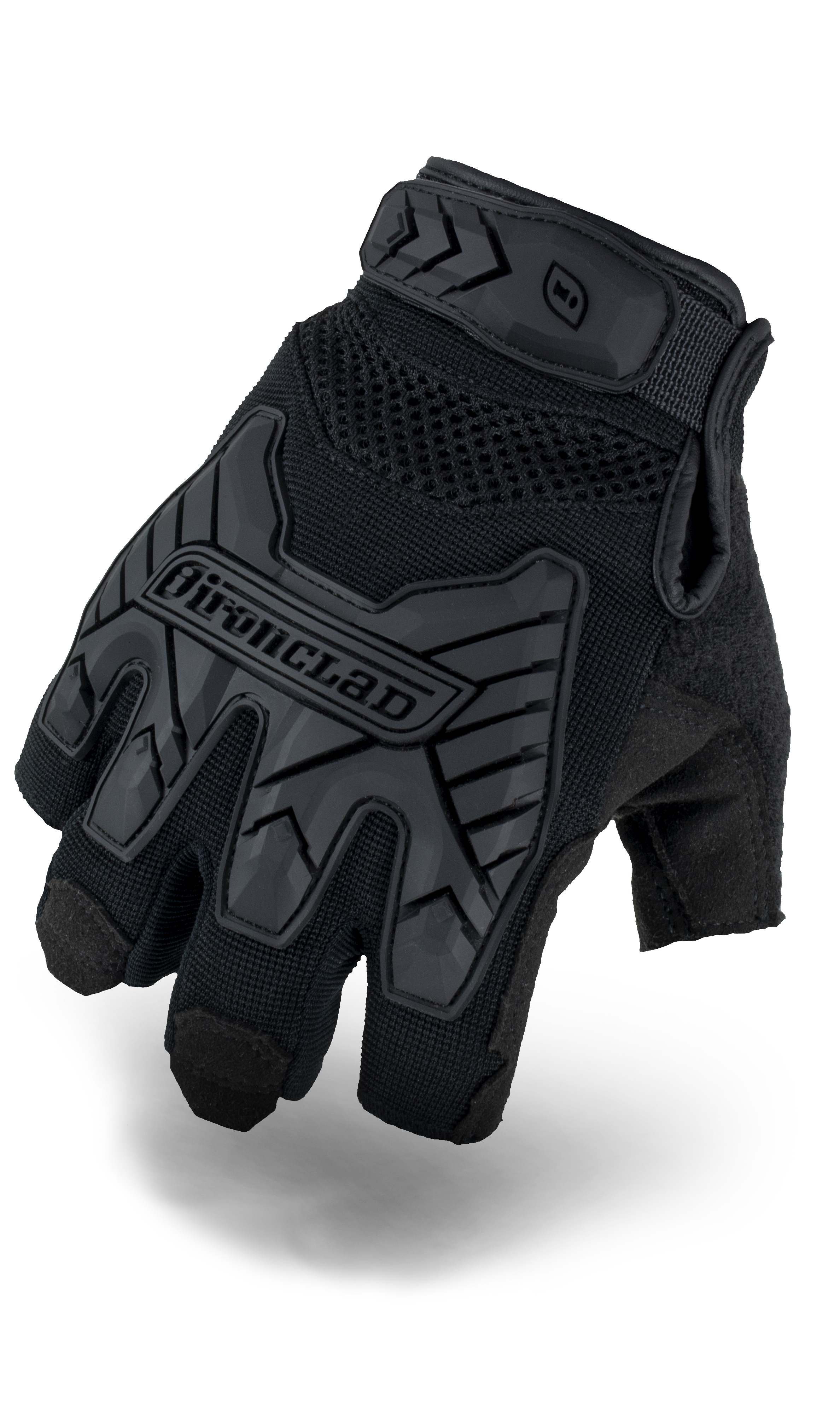 TACTICAL FINGERLESS IMPACT GLOVE BLACK TACTICAL FINGERLESS IMPACT GLOVE BLACK