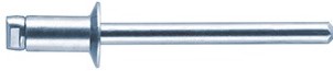 CF-/SCS42/IR 1/8" X .275 (.063-.125 GRIP) STL/STL OPEN END CTSK, ROHS COMPLIANT