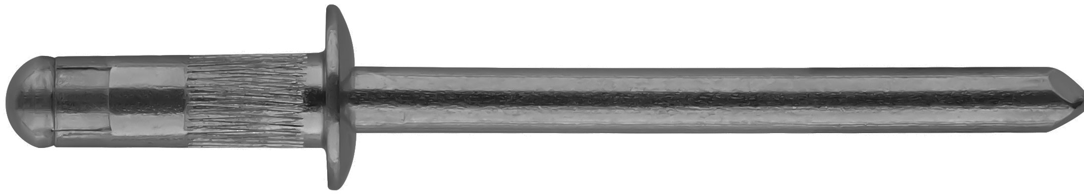 CF-/SBS52-53MG/SPLINED/BZ 5/32 X .433 (.079/.197 MULTIGRIP) STEEL/STEEL SPLINED ZINC BLACK, ROHS COMPLIANT