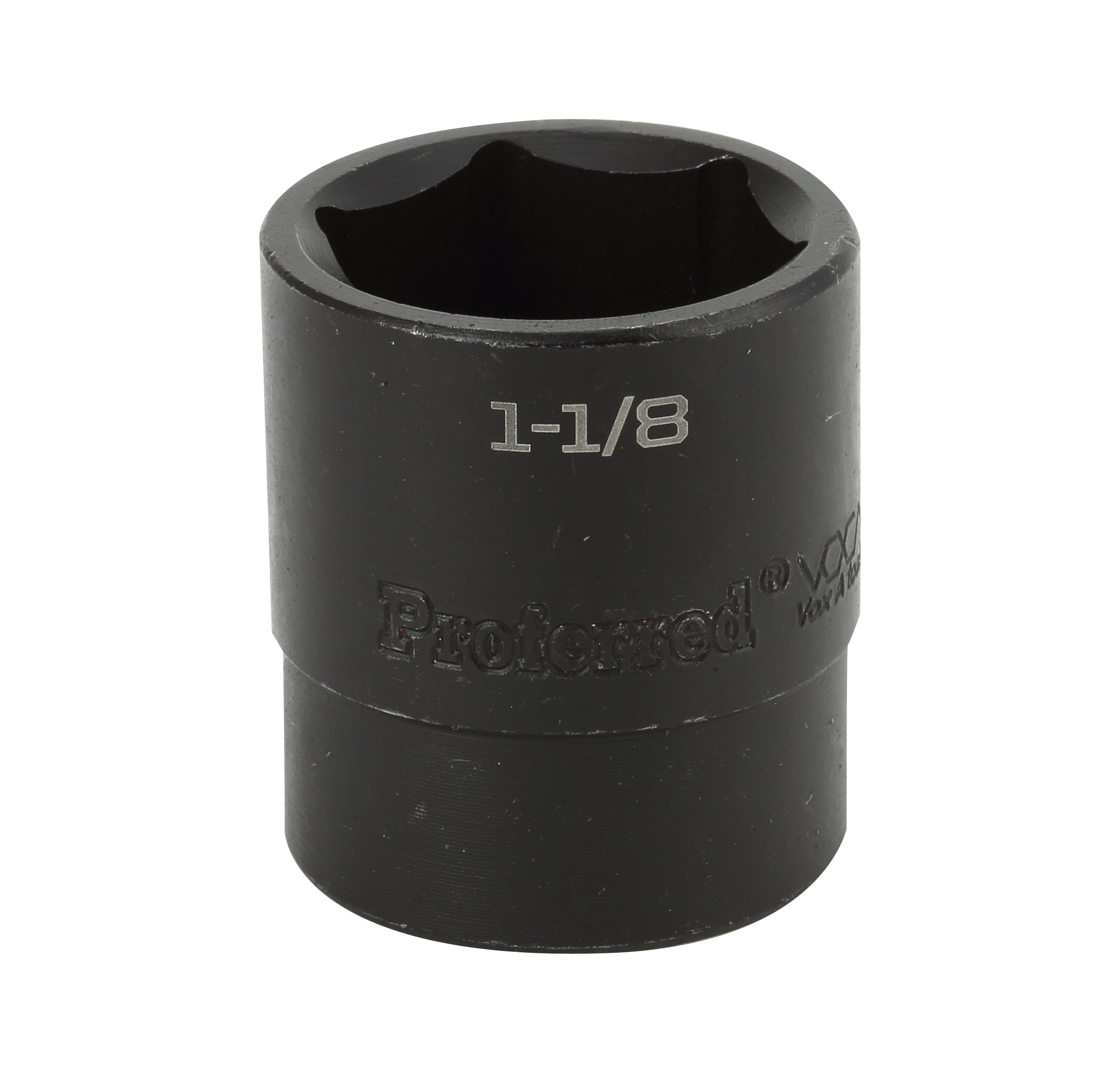 S32036 IMPACT 1/2" DRIVE SAE SOCKET - 1 1/8" IMPACT 6 Point