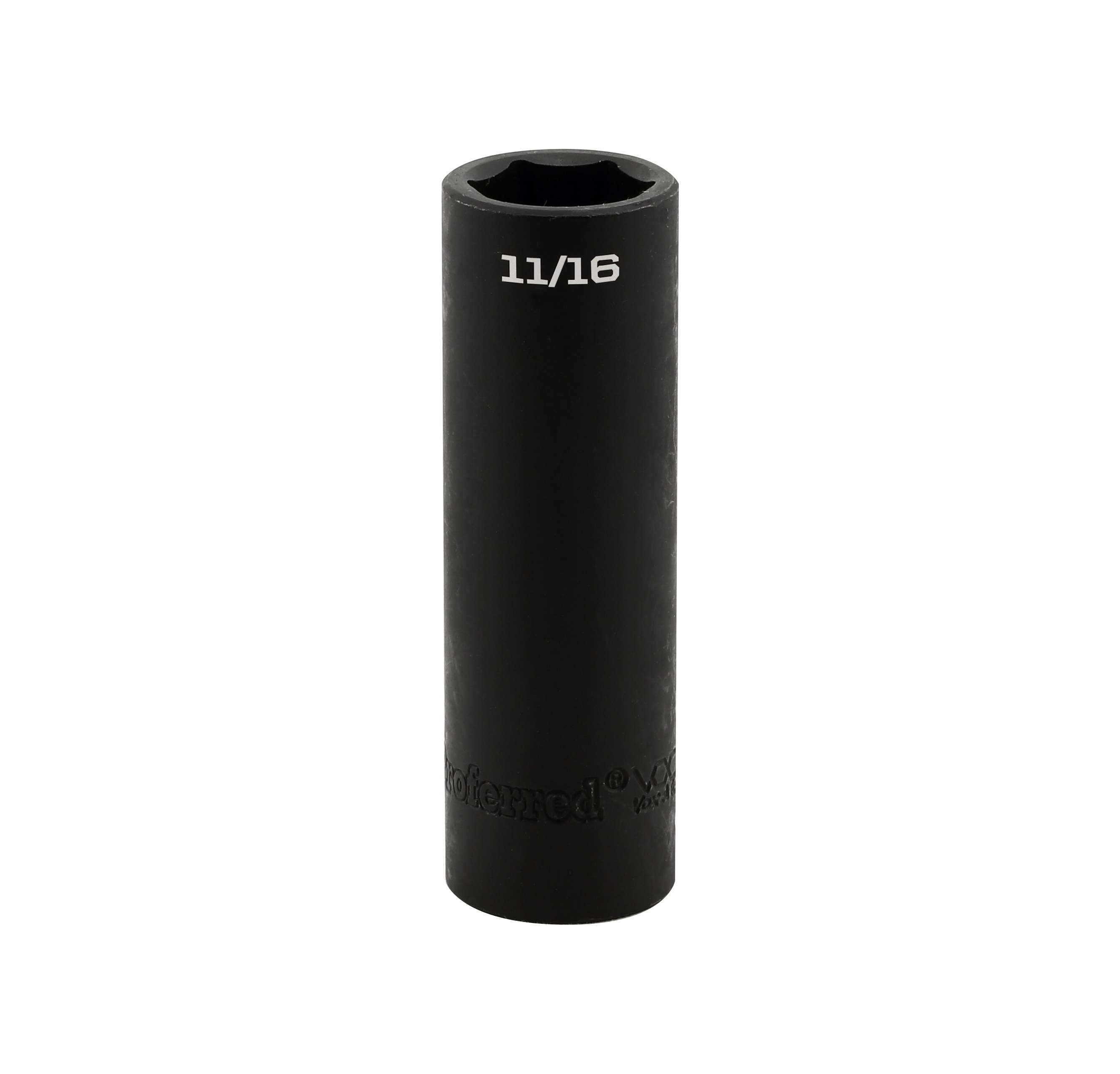 S32122 IMPACT 1/2" DRIVE SAE SOCKET - 11/16" DEEP IMPACT 6 Point