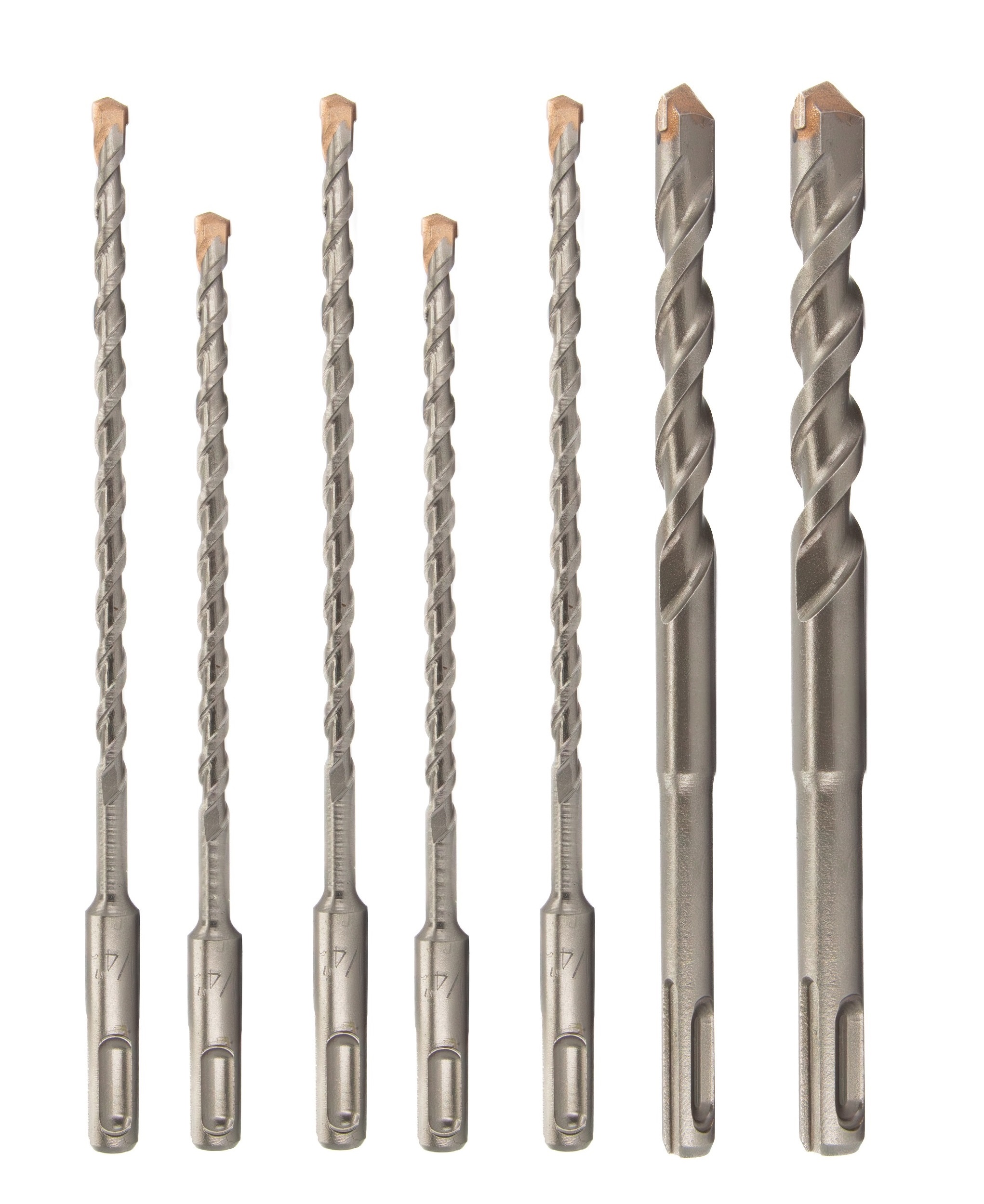 7 Piece PRO Series SDS-Plus Hammer Bit Drill Bit Set (5/32 - 1/2)