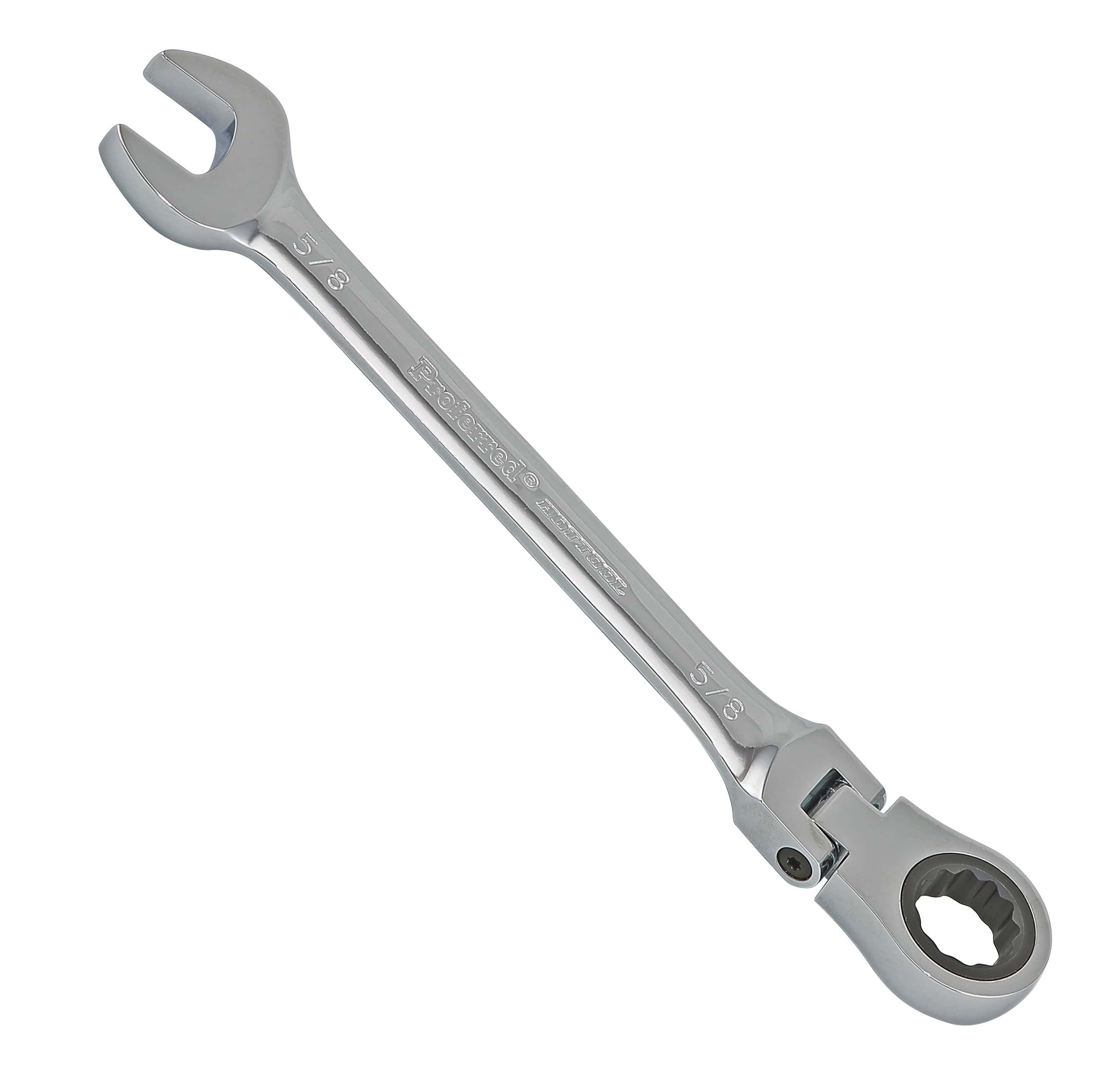 T44020 PROFERRED FLEX RATCHETING COMBINATION WRENCH, CHROME FINISH - 5/8"