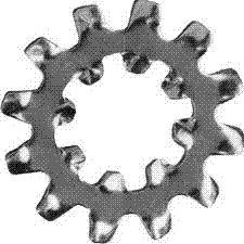 INTERNAL/EXTERNAL TOOTH LOCKWASHER