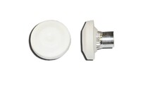 CF-F9917348-0201 1/4-20X7/16 POLY-SEAL RIB GR-5.1 T-NUT Z ENCAP WHITE PP /ENCAPSULATED