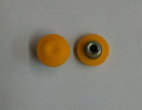 CF-449219340-14 5/16-18X1/2 POLY-SEAL BARB T-NUT ENCAP HERTZ YELLOW /ENCAPSULATED
