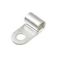 Non-Insulated Flag Ring Terminal, 5/16&quot; Stud, 4 Ga (100 MIN)