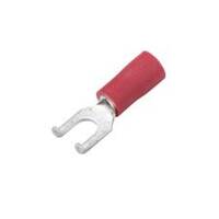 CF-401065 Vinyl Flanged Spade Terminal, 6 Stud, Red, 22-18 Ga (100 MIN)