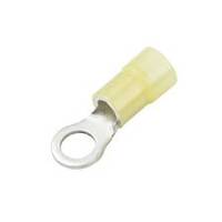 CF-456125 Nylon Ring Terminal, 1/2" Stud, Yellow, 4 Ga (100 MIN)