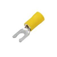 CF-483065 Vinyl Locking Spade Terminal, 6 Stud, Yellow, 12-10 Ga (100 MIN)