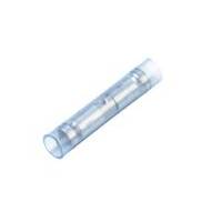 Nylon &amp; Brass Sleeve Butt Connector, Blue, 16-14 Ga (100 MIN)
