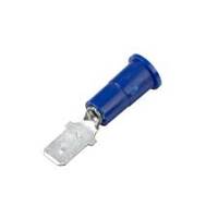 CF-532705 Vinyl Push-On Terminal, Funnel Entry, Male, .187", Blue, 16-14 Ga (100 MIN)