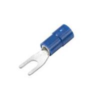 CF-560205 Vinyl Narrow Block Spade Terminal, Funnel Entry, 10 Stud, Blue, 16-14 Ga (100 MIN)