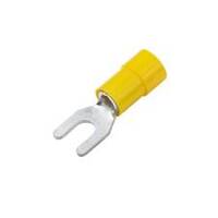 CF-563065 Vinyl Spade Terminal, Funnel Entry, 6 Stud, Yellow, 12-10 Ga (100 MIN)
