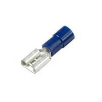 CF-592005 Vinyl Push-On Terminal, Funnel Entry, Female, .250", Blue, 16-14 Ga (100 MIN)