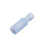 Nylon Bullet Connector, Male, Fully Insulated, .156&quot;, Blue, 16-14 Ga (100 MIN)