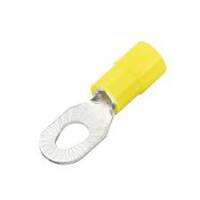 Nylon Multi-Stud Ring Terminal, 6/8/10 Stud, Yellow, 12-10 Ga (100 MIN)