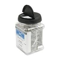 Clear View Heat Shrink &amp; Crimp Butt Connector Jar, 100pc, Blue Stripe, 16-14 Gauge (1 MIN)