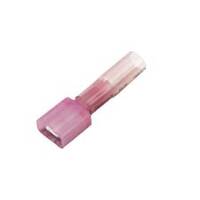 Molex 19164-0017, Perma-Seal™ Heat Shrink &amp; Crimp Push-On Terminal, Female, .250&quot;, Red, 22-18 Ga (S