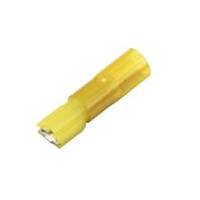 Molex 19164-0075, Perma-Seal™ Heat Shrink &amp; Crimp Push-On Terminal, Male, .250&quot;, Yellow, 12-10 Ga (