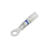CF-982065 Clear-View Heat Shrink & Crimp Ring Terminal, 6 Stud, Blue Stripe, 16-14 Ga (10 MIN)