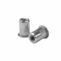 CF-CAL2-1024-225T CAL2-1024-225T, Rivetnut Insert, 10-24 UNC-2B (.130-.225 Grip) Round Body Splined, Large Flange He